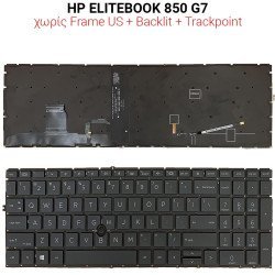 Πληκτρολόγιο Hp Elitebook 850 G7 No Frame Us + Trackpoint + Backlit