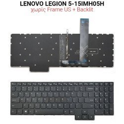 Πληκτρολόγιο Lenovo Legion 5-15Imh05H No Frame Us + Backlit