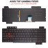 Πληκτρολόγιο Asus Tuf Gaming Fx505 No Frame Us + Red Backlit