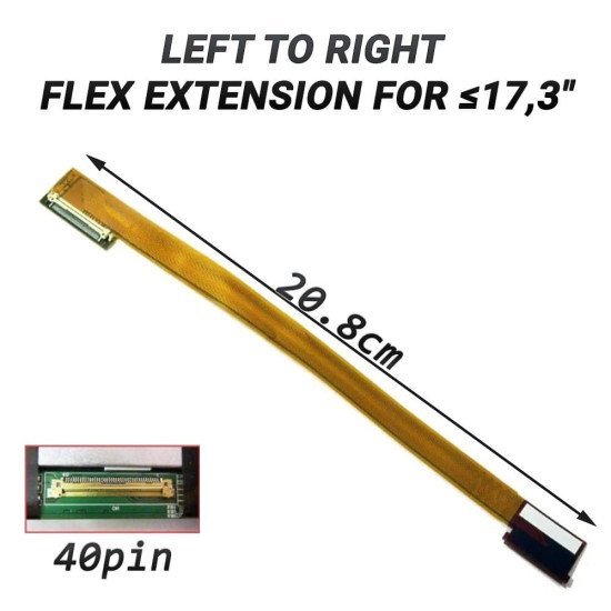 Left To Right Flex Extension For 17,3" Left To Right Flex Extension For 17,3"