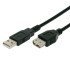 Powertech Καλώδιο Usb 2.0 Αρσενικό Σε Θηλυκό Cab-U012, Copper, 3M, Μαύρο