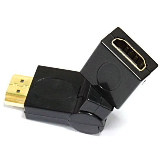 Powertech Αντάπτορας Hdmi Cab-H026, Περιστρεφόμενος, Μαύρος Powertech Αντάπτορας Hdmi Cab-H026, Περιστρεφόμενος, Μαύρος