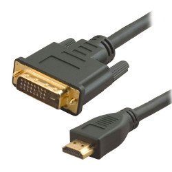 Powertech Καλώδιο Hdmi Σε Dvi 24+1 Cab-H023, Dual Link, Μαύρο, 1.5M Powertech Καλώδιο Hdmi Σε Dvi 24+1 Cab-H023, Dual Link, Μαύρο, 1.5M