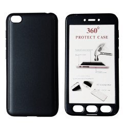 Powertech Θήκη Body 360° Με Tempered Glass Για Xiaomi Redmi Go, Μαύρη