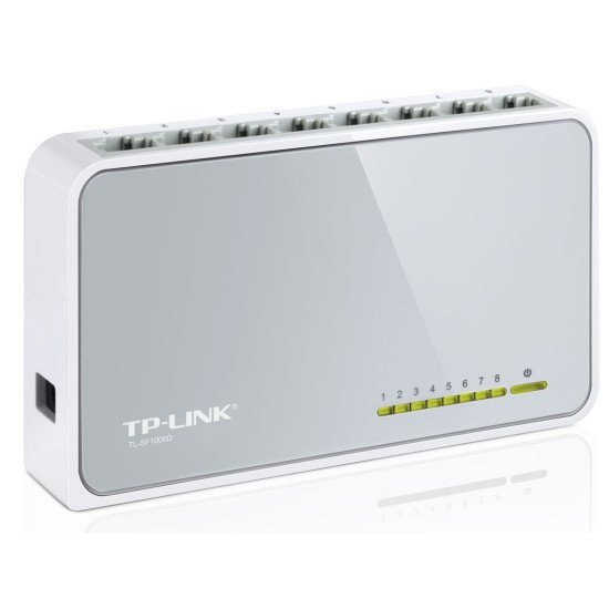 Tp-Link Desktop Switch Tl-Sf1008D, 8-Port 10/100Mbps, Ver. 8.2