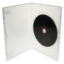 MEDIARANGE θήκη CD για 1 δίσκο, 14mm, διάφανη, 50τμχ