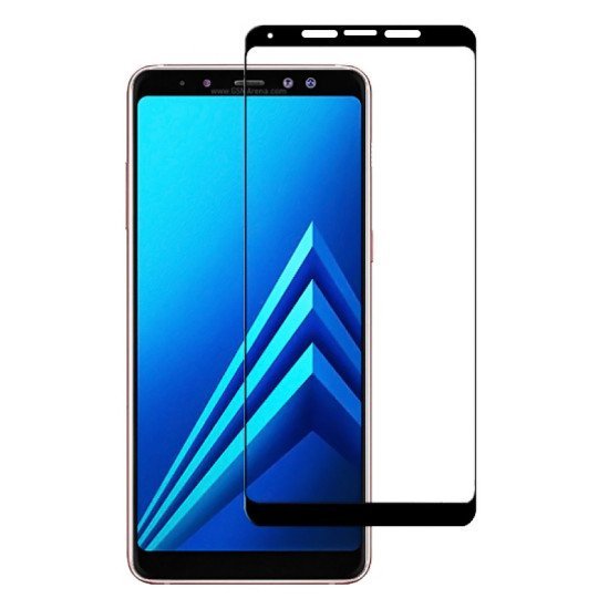 Powertech Tempered Glass 5D Full Glue Για Samsung A8 Plus 2018, Black Powertech Tempered Glass 5D Full Glue Για Samsung A8 Plus 2018, Black