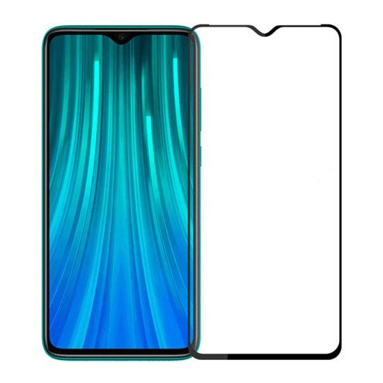 Powertech Tempered Glass 5D, Full Glue, Xiaomi Redmi Note 8, Μαύρο Powertech Tempered Glass 5D, Full Glue, Xiaomi Redmi Note 8, Μαύρο
