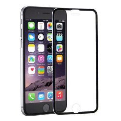 POWERTECH Tempered Glass 3D Full Face, iPhone 7/8 Plus, titanium, Black