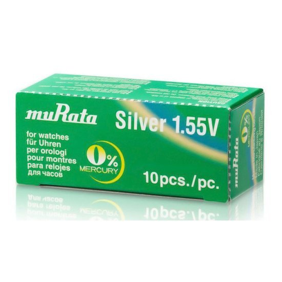 Murata Μπαταρία Silver Oxide Για Ρολόγια Sr920Sw, 1.55V, No371, 10Τμχ