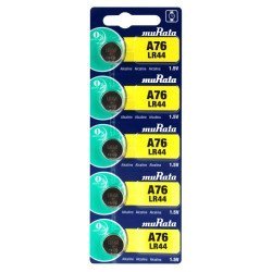 Murata Αλκαλικές Μπαταρίες Lr44 Mr-Lr44, 1.5V, 5Τμχ Murata Αλκαλικές Μπαταρίες Lr44 Mr-Lr44, 1.5V, 5Τμχ