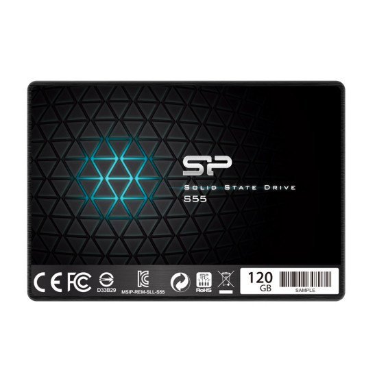 Silicon Power Ssd S55 120Gb, 2.5", Sata Iii, 550-420Mb/S, 7Mm, Tlc