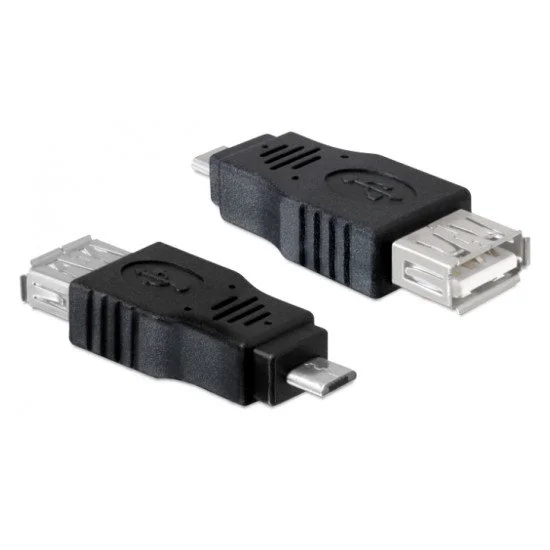 Powertech Αντάπτορας Usb 2.0 Σε Micro B Cab-U029, Μαύρος Powertech Αντάπτορας Usb 2.0 Σε Micro B Cab-U029, Μαύρος