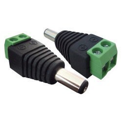 Βύσμα Τροφοδοσίας Dc Αρσενικό St-Dc05, 5.5 X 2.1Mm, Σε Κλέμα, 5 Τμχ