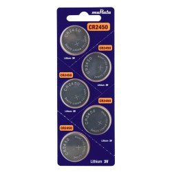 Murata Μπαταρία Λιθίου Cr2450, 3V, 5Τμχ