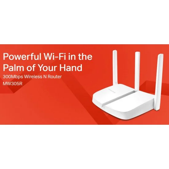 Mercusys Wireless N Router Mw305R, 300Mbps, 4X 10/100Mbps, Ver. 2 Mercusys Wireless N Router Mw305R, 300Mbps, 4X 10/100Mbps, Ver. 2