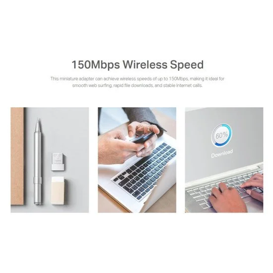 Mercusys Wireless Nano Usb Adapter Mw150Us, 150Mbps, Ver. 2 Mercusys Wireless Nano Usb Adapter Mw150Us, 150Mbps, Ver. 2