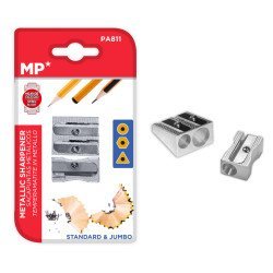 Mp Σετ Μεταλλικές Ξύστρες Pa811, 25Mm, Ασημί