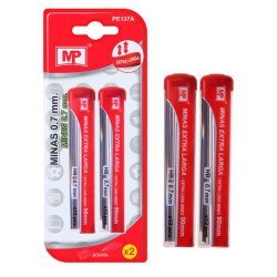 Mp Ανταλλακτικές Μύτες Για Μηχανικό Μολύβι Pe137A, Ηβ, 0.7Mm, 2X 12Τμχ Mp Ανταλλακτικές Μύτες Για Μηχανικό Μολύβι Pe137A, Ηβ, 0.7Mm, 2X 12Τμχ