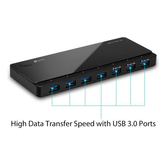 Tp-Link Usb Hub Uh700, 7 Usb 3.0 Ports, Με 3 Θύρες Φόρτισης