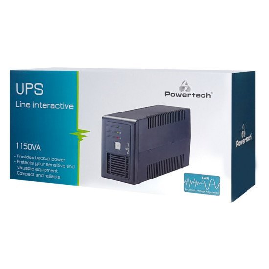 Powertech Ups Line Interactive Pt-1150Li, 1150Va, 690W Powertech Ups Line Interactive Pt-1150Li, 1150Va, 690W