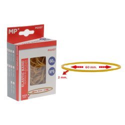Mp Λαστιχάκια Συσκευασίας Pg007 Σε Κουτί, No6, 2X60Mm, 60G