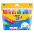 Bic Σετ Χρωματιστών Μαρκαδόρων Ζωγραφικής 21600273 Kid Couleur, 18Τμχ