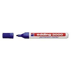 Edding Ανεξίτηλος Μαρκαδόρος 3000, 1.5-3Mm, Επαναγεμιζόμενος, Μπλε