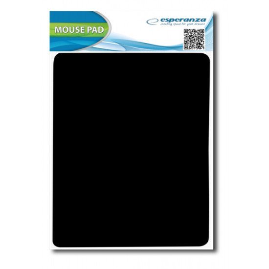 Esperanza Mouse Pad Ea145K, 21.5X17.5X0.2Cm, Μαύρο Esperanza Mouse Pad Ea145K, 21.5X17.5X0.2Cm, Μαύρο