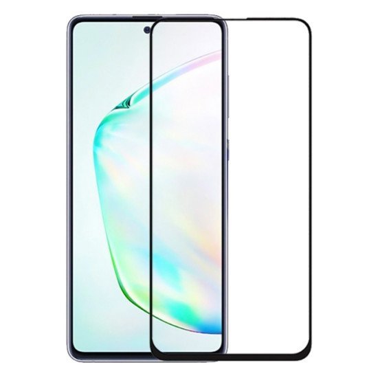 POWERTECH Tempered Glass 5D, full glue, για Samsung Note 10 Lite, μαύρο POWERTECH Tempered Glass 5D, full glue, για Samsung Note 10 Lite, μαύρο