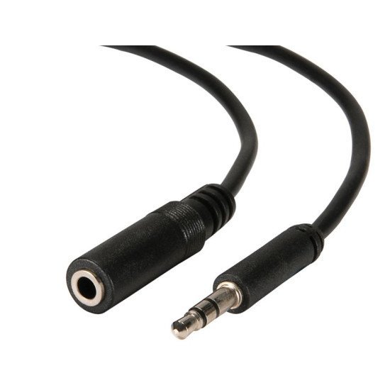 Powertech Καλώδιο 3.5Mm Αρσενικό Σε Θηλυκό Cab-J009, 3M, Μαύρο Powertech Καλώδιο 3.5Mm Αρσενικό Σε Θηλυκό Cab-J009, 3M, Μαύρο