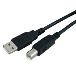 Powertech Καλώδιο Usb Σε Usb Type Β Cab-U050, Copper, 3M, Μαύρο