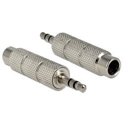 Delock Αντάπτορας Από 3.5Mm Σε 6.3Mm 65548, Μεταλλικός, Ασημί Delock Αντάπτορας Από 3.5Mm Σε 6.3Mm 65548, Μεταλλικός, Ασημί