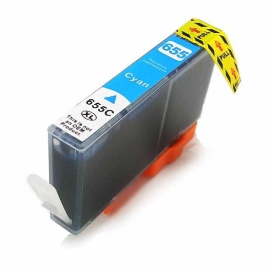 Συμβατό Inkjet Για Hp, 655, 14.6Ml, Cyan Συμβατό Inkjet Για Hp, 655, 14.6Ml, Cyan