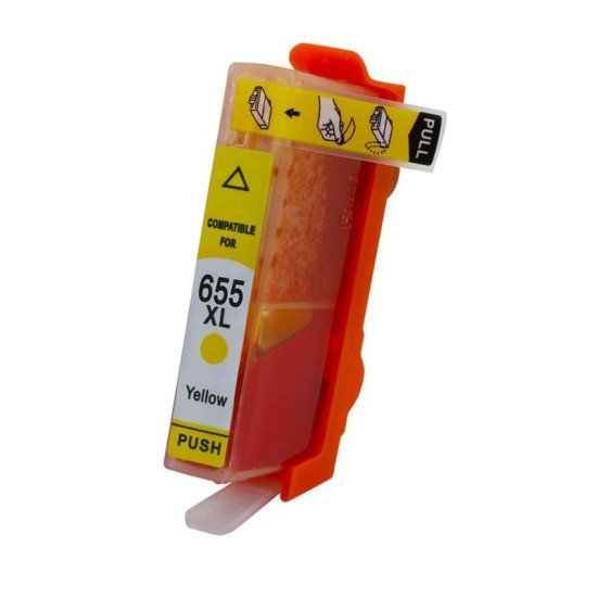 Συμβατό Inkjet Για Hp, 655, 14.6Ml, Yellow Συμβατό Inkjet Για Hp, 655, 14.6Ml, Yellow