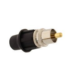 Telecom Rca Male Universal Connector, Με Καπάκι, 5Τμχ