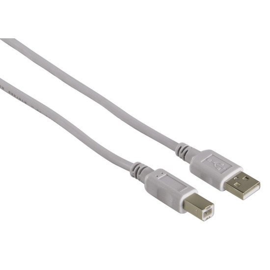 Powertech Καλώδιο Usb Σε Usb Type Β Cab-U077, 3M, Γκρι Powertech Καλώδιο Usb Σε Usb Type Β Cab-U077, 3M, Γκρι