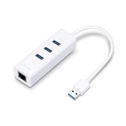 Tp-Link Αντάπτορας Usb 3.0 Hub & Gigabit, 3 Port, 18.5Cm Tp-Link Αντάπτορας Usb 3.0 Hub & Gigabit, 3 Port, 18.5Cm