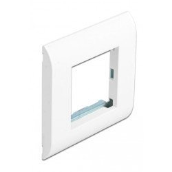 Delock Module Βάση Πρίζας Με Frame Easy 45 81300, 80X80Mm, Λευκό Delock Module Βάση Πρίζας Με Frame Easy 45 81300, 80X80Mm, Λευκό