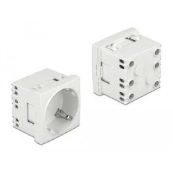 Delock Module Πρίζας Ρεύματος Easy 45 81324, 45°, 45X45Mm, 10Τμχ