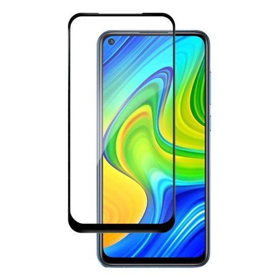 Powertech Tempered Glass 5D, Full Glue, Για Xiaomi Redmi Note 9, Μαύρο Powertech Tempered Glass 5D, Full Glue, Για Xiaomi Redmi Note 9, Μαύρο