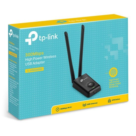 Tp-Link 300Mbps High Power Wireless Usb Adapter, Ver. 2.0