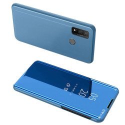 Powertech Θήκη Clear View Mob-1516, Huawei P Smart 2020, Μπλε