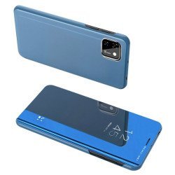 Powertech Θήκη Clear View Mob-1520, Huawei Y5P, Μπλε