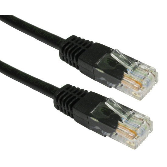 POWERTECH καλώδιο UTP Cat 6e CAB-N077, CCA, 24AWG, 0.5mm, 10m, μαύρο