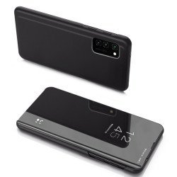 Powertech Θήκη Clear View Mob-1538 Για Samsung Note 20, Μαύρο