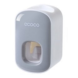 Ecoco Διανεμητής Οδοντόκρεμας E1922, Λευκό-Γκρι