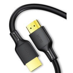 Usams Καλώδιο Hdmi 2.0 U49, 4K 3D, 18Gbps, Μαύρο, 3M