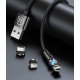 Usams Καλώδιο Usb Σε Lightning U59, Μαγνητικό, Περιστρεφόμενο, 1M, Μαύρο Usams Καλώδιο Usb Σε Lightning U59, Μαγνητικό, Περιστρεφόμενο, 1M, Μαύρο