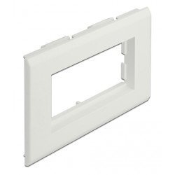 Delock Module Βάση Πρίζας Easy 45 81316, 130 X 80 Mm, Λευκό